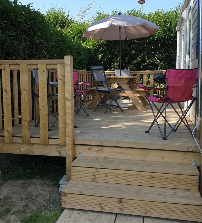 Mobil Home 6-8 Places Parcelle 4 Climatise Biville-sur-Mer Exterior foto